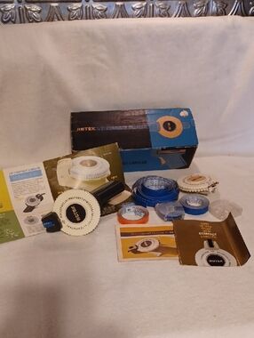 Vintage Rotex 1/2 Inch Compact Labeler With Instructions And Tape